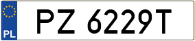 Truck License Plate